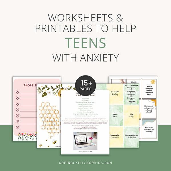 Printables to Help Teens with Anxiety