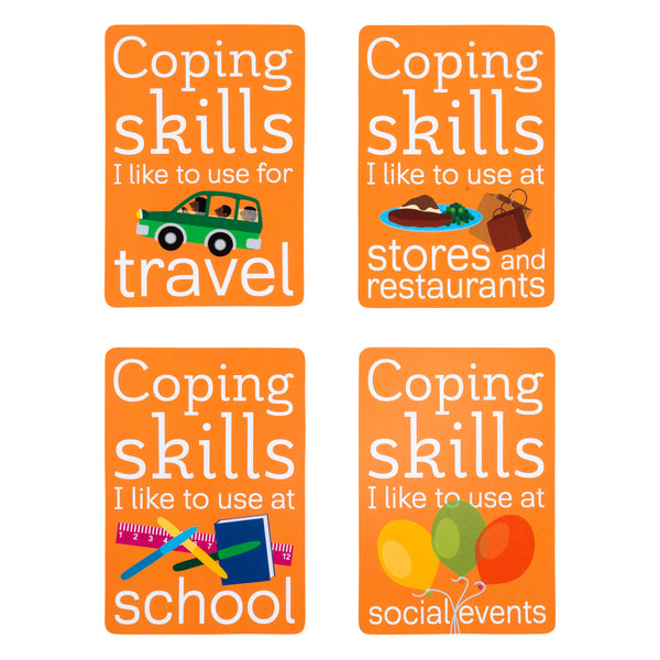 Coping Cue Cards Processing Deck Coping Skills For Kids