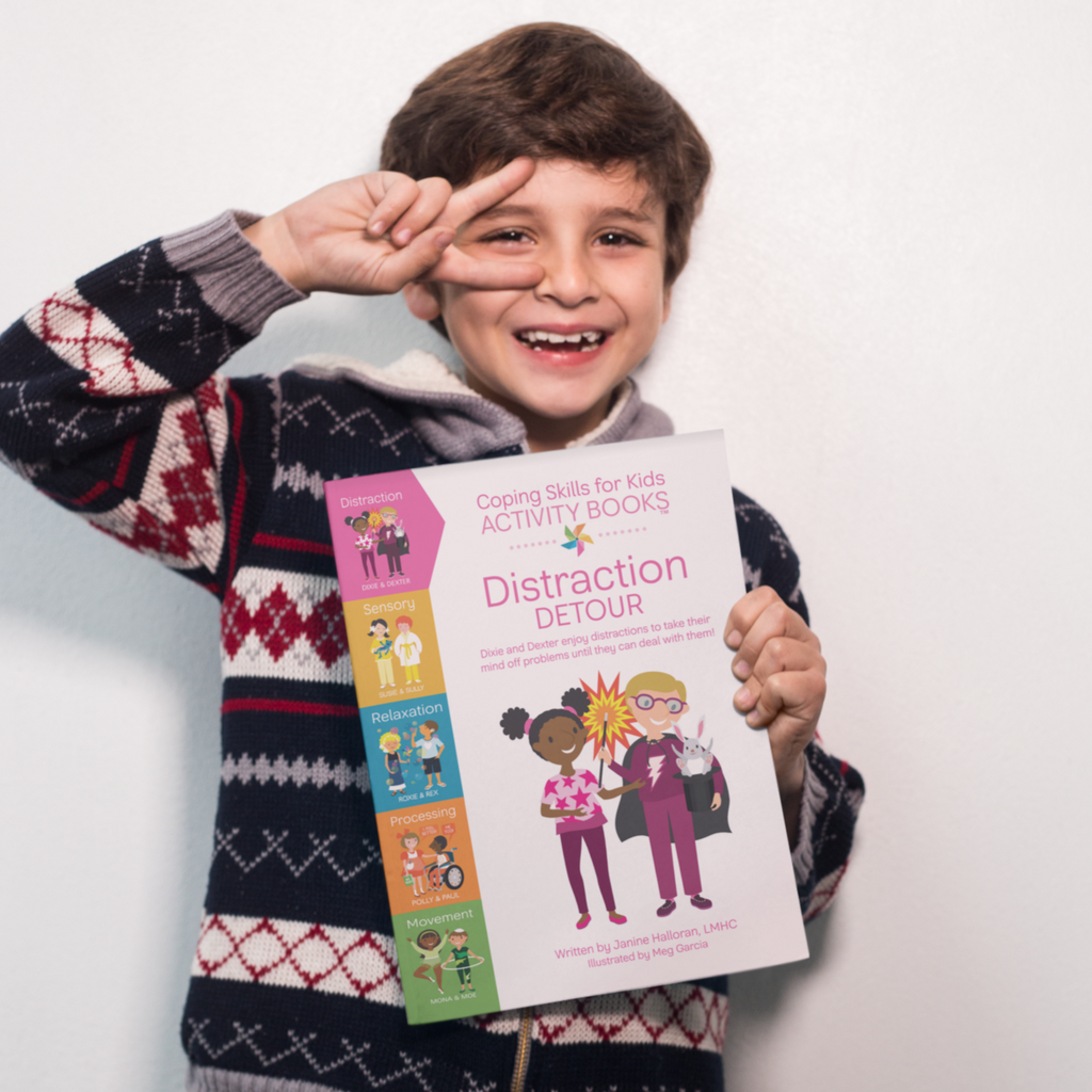 Coping Skills for Kids Activity Books: Distraction Detour
