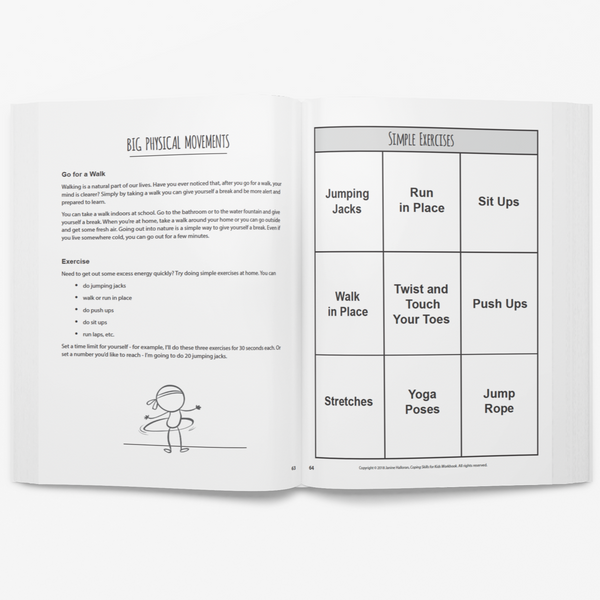 Coping Skills for Kids Workbook - Print Version