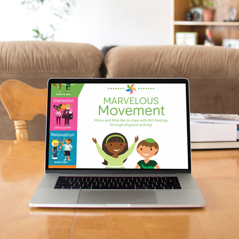 Digital Coping Skills for Kids Activity Books: Marvelous Movement