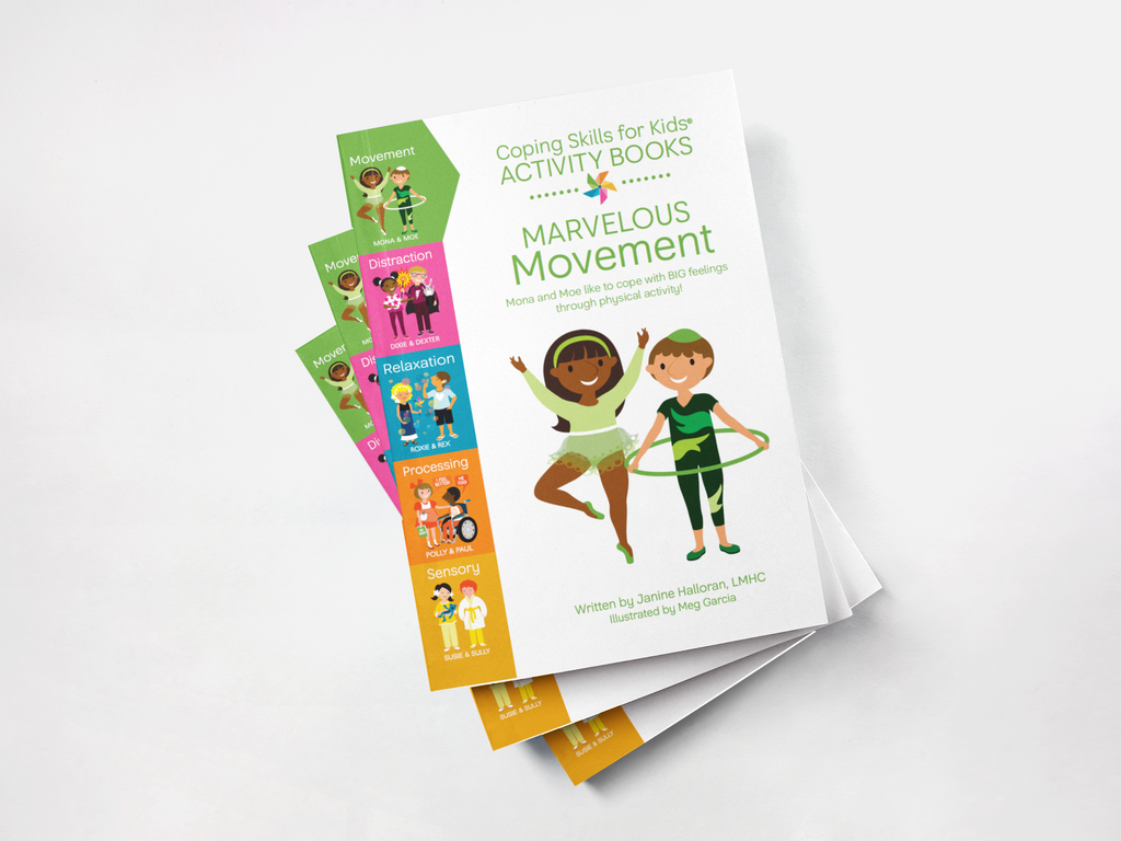 Coping Skills for Kids Activity Books: Marvelous Movement